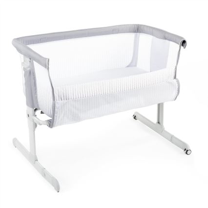 Chicco - Vugge NEXT2ME AIR lysegrå