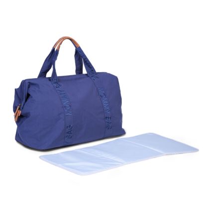 Childhome - Pusletaske MOMMY BAG blå