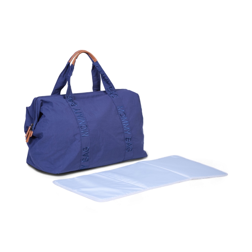Childhome - Pusletaske MOMMY BAG blå