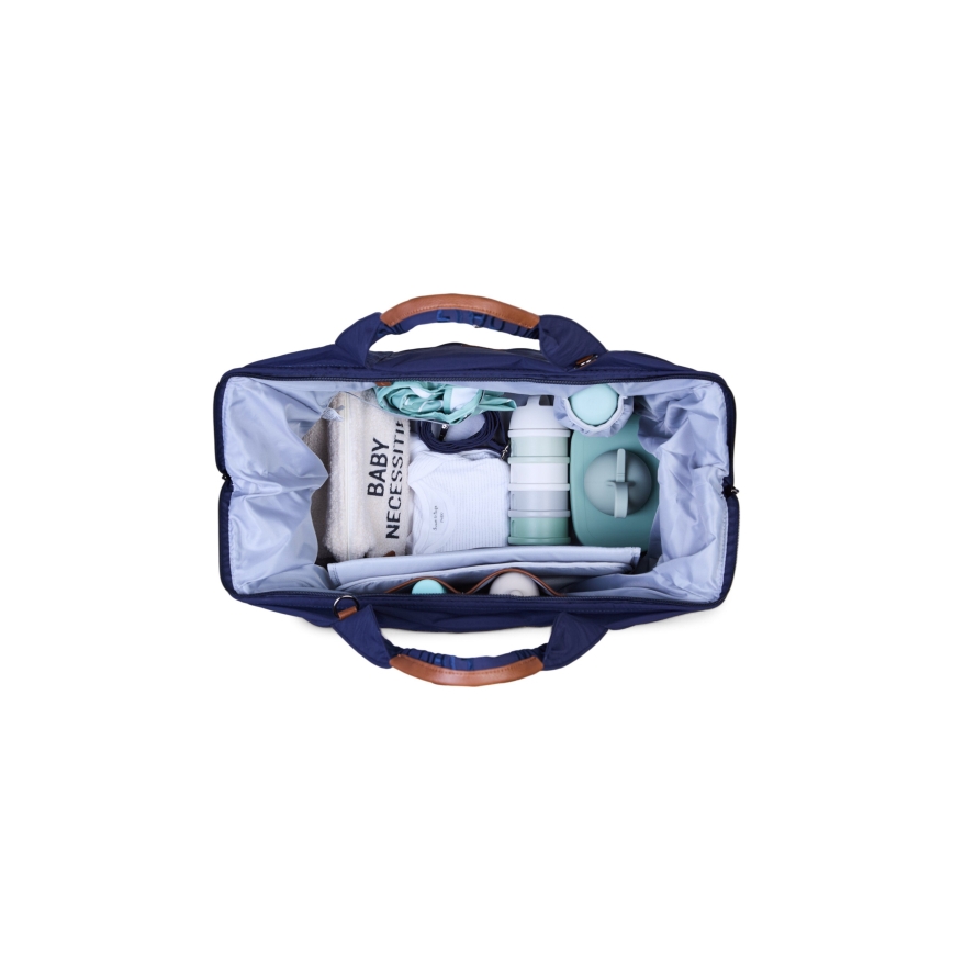 Childhome - Pusletaske MOMMY BAG blå