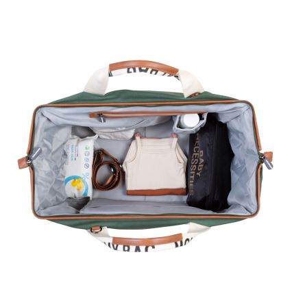 Childhome - Pusletaske MOMMY BAG grøn