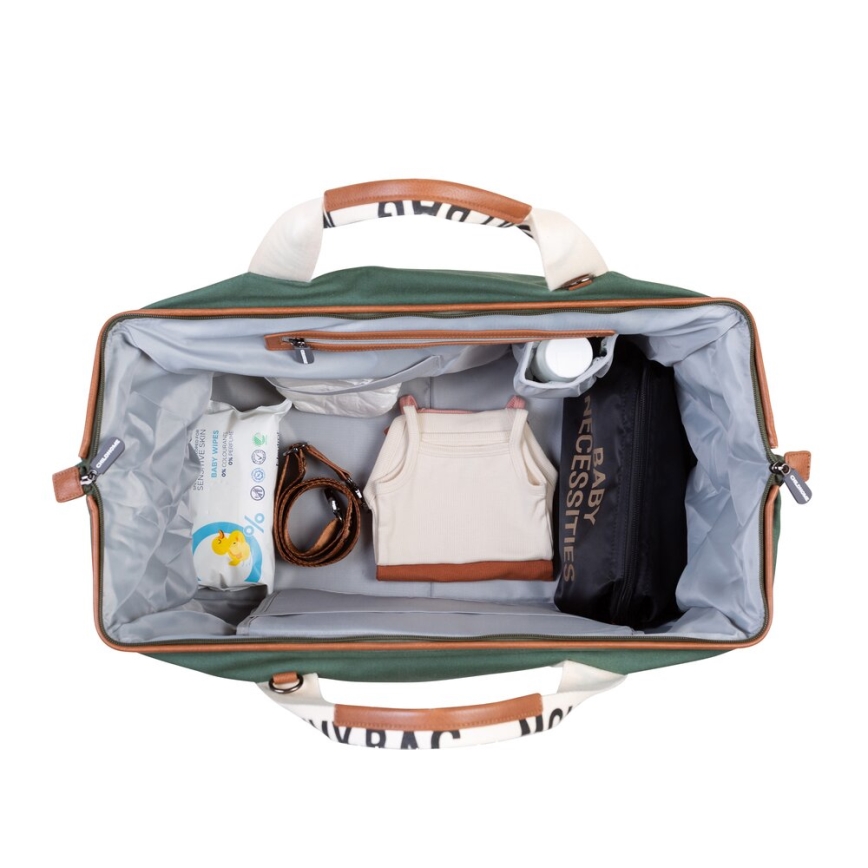 Childhome - Pusletaske MOMMY BAG grøn