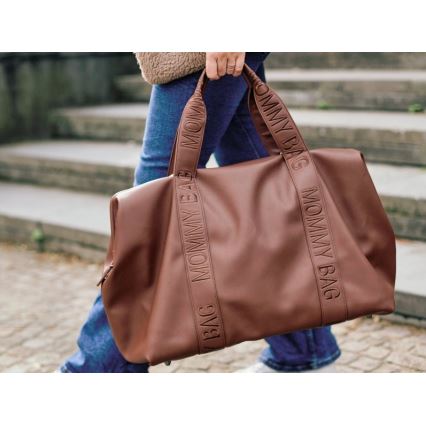 Childhome - Pusletaske MOMMY BAG LEATHER brun