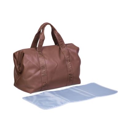 Childhome - Pusletaske MOMMY BAG LEATHER brun