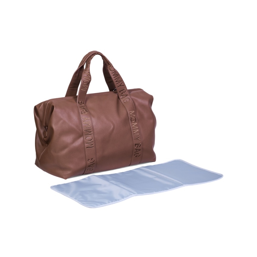 Childhome - Pusletaske MOMMY BAG LEATHER brun