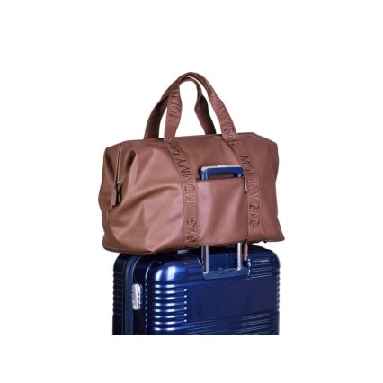 Childhome - Pusletaske MOMMY BAG LEATHER brun