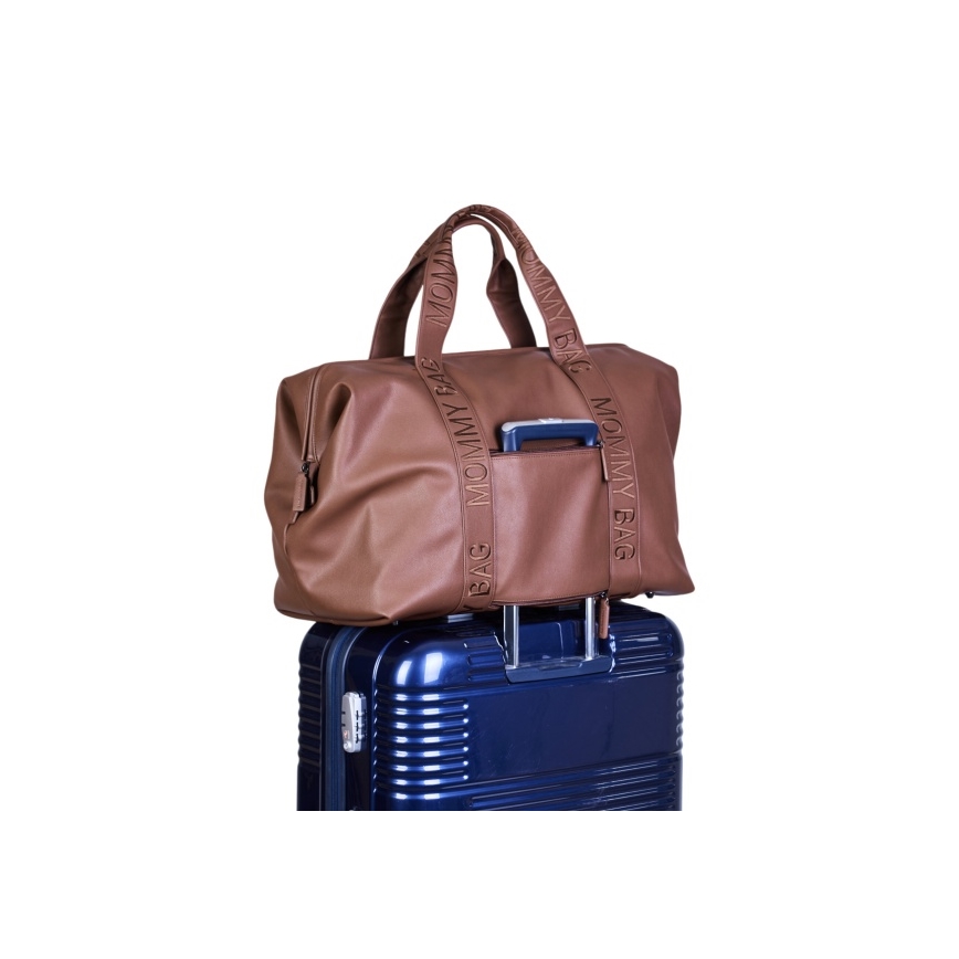 Childhome - Pusletaske MOMMY BAG LEATHER brun