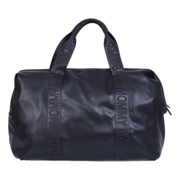 Childhome - Pusletaske MOMMY BAG LEATHER sort