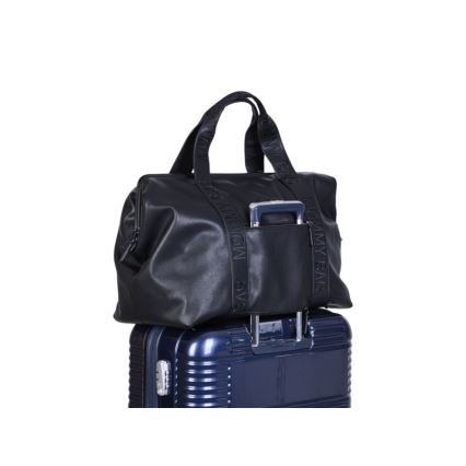 Childhome - Pusletaske MOMMY BAG LEATHER sort