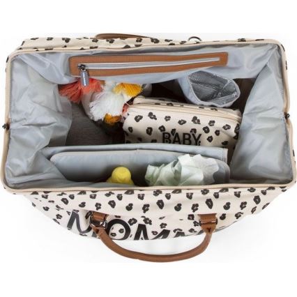 Childhome - Pusletaske MOMMY BAG leopard