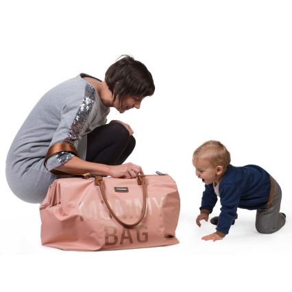 Childhome - Pusletaske MOMMY BAG lyserød