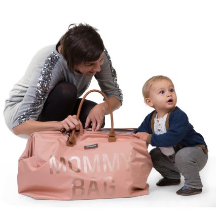 Childhome - Pusletaske MOMMY BAG lyserød