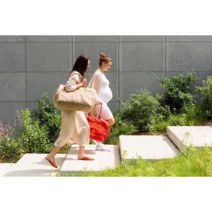 Childhome - Pusletaske MOMMY BAG PUFFERED beige