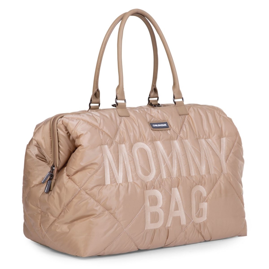 Childhome - Pusletaske MOMMY BAG PUFFERED beige