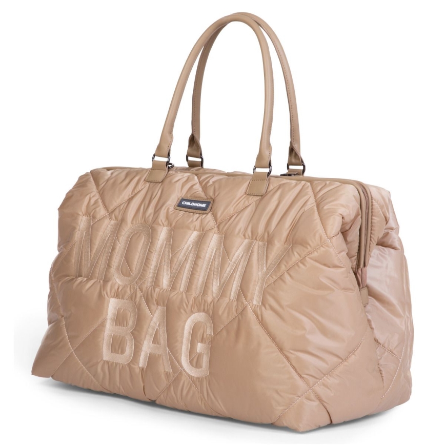 Childhome - Pusletaske MOMMY BAG PUFFERED beige