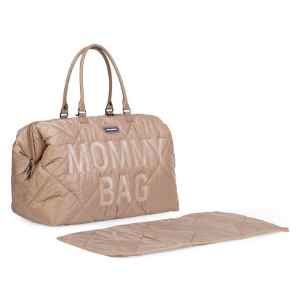 Childhome - Pusletaske MOMMY BAG PUFFERED beige