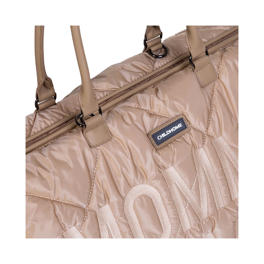 Childhome - Pusletaske MOMMY BAG PUFFERED beige