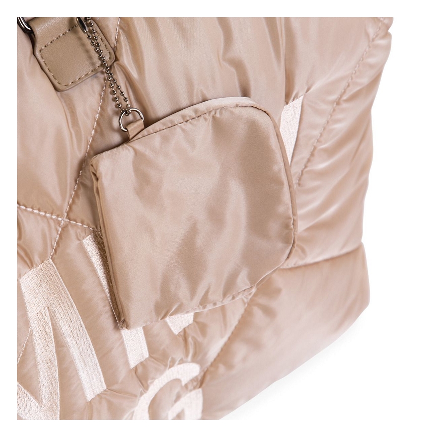 Childhome - Pusletaske MOMMY BAG PUFFERED beige