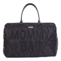 Childhome - Pusletaske MOMMY BAG PUFFERED sort