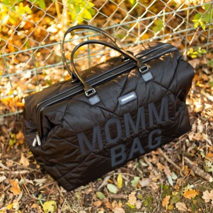 Childhome - Pusletaske MOMMY BAG PUFFERED sort