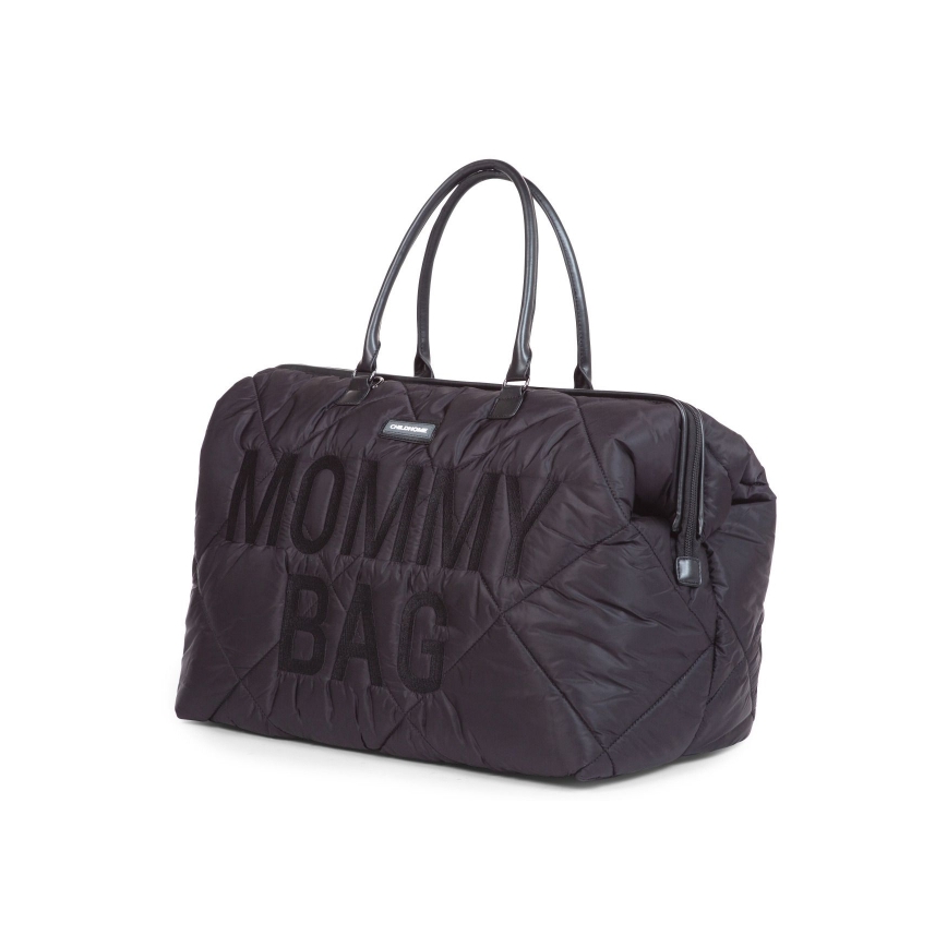 Childhome - Pusletaske MOMMY BAG PUFFERED sort