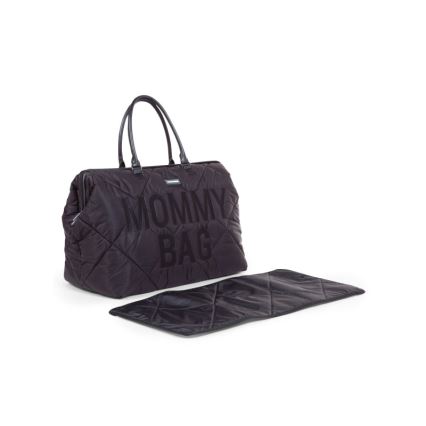 Childhome - Pusletaske MOMMY BAG PUFFERED sort