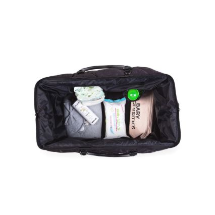Childhome - Pusletaske MOMMY BAG PUFFERED sort