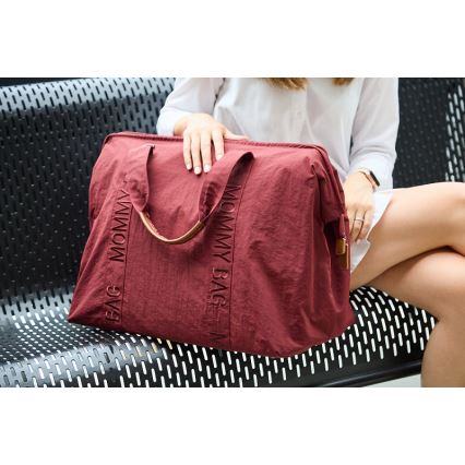 Childhome - Pusletaske MOMMY BAG rød