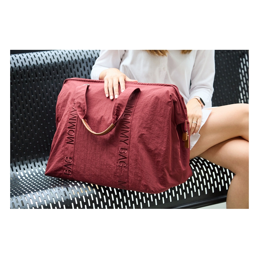 Childhome - Pusletaske MOMMY BAG rød