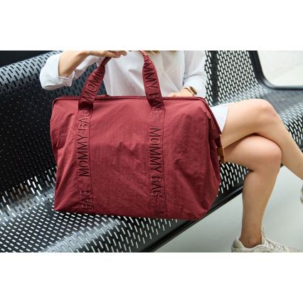 Childhome - Pusletaske MOMMY BAG rød