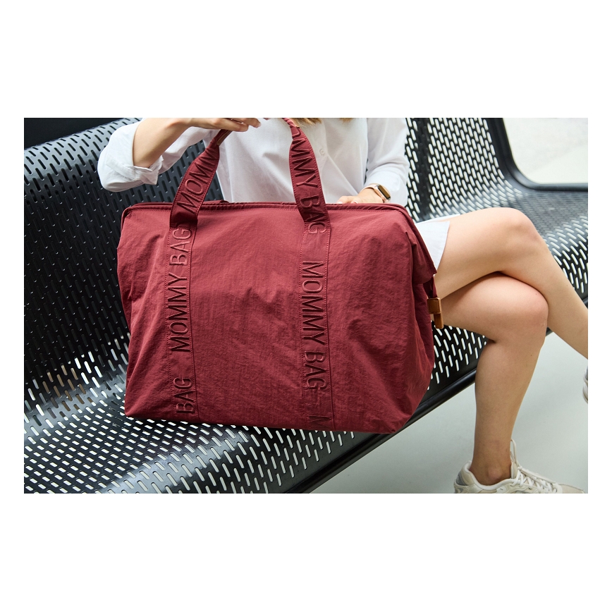 Childhome - Pusletaske MOMMY BAG rød