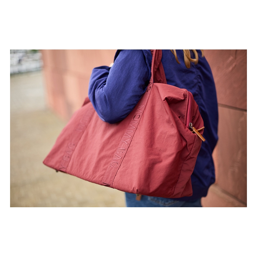 Childhome - Pusletaske MOMMY BAG rød
