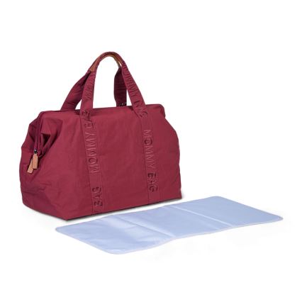 Childhome - Pusletaske MOMMY BAG rød