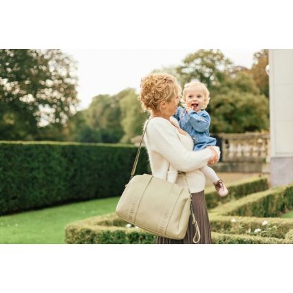 Childhome - Pusletaske MOMMY CLUB LEATHER beige