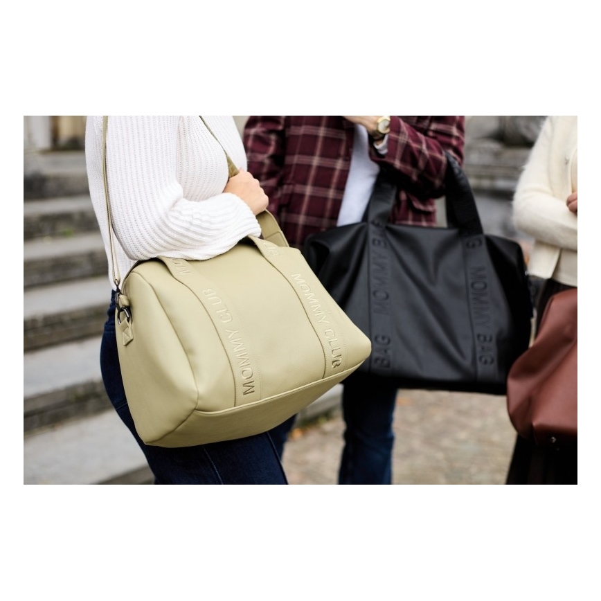 Childhome - Pusletaske MOMMY CLUB LEATHER beige