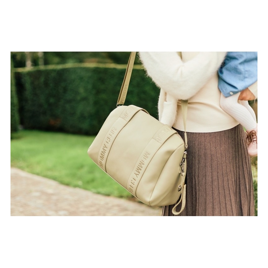 Childhome - Pusletaske MOMMY CLUB LEATHER beige