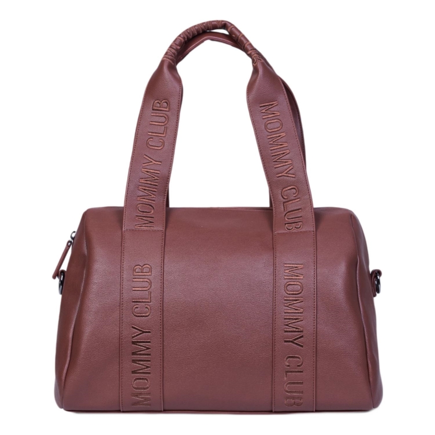 Childhome - Pusletaske MOMMY CLUB LEATHER brun