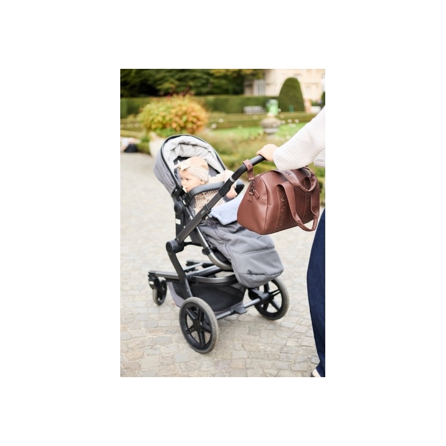 Childhome - Pusletaske MOMMY CLUB LEATHER brun