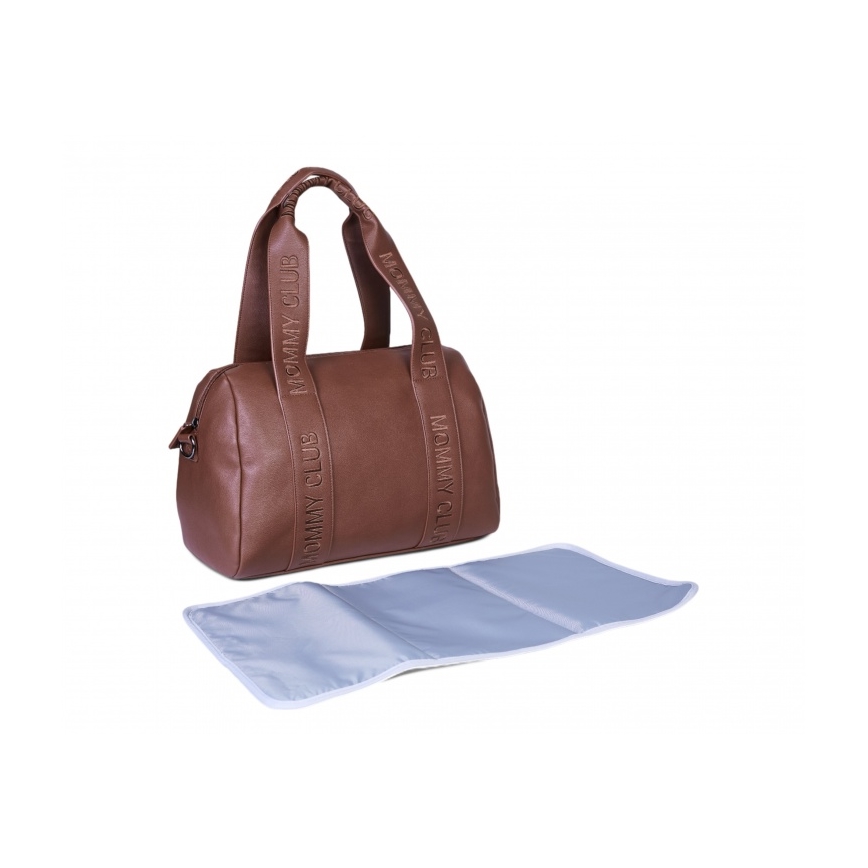Childhome - Pusletaske MOMMY CLUB LEATHER brun