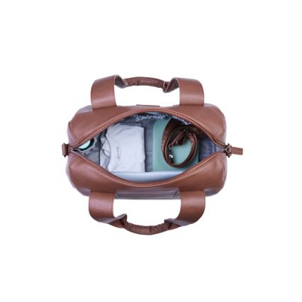 Childhome - Pusletaske MOMMY CLUB LEATHER brun