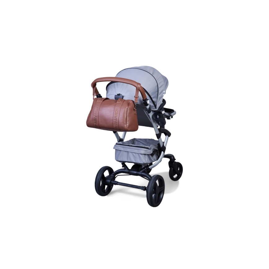Childhome - Pusletaske MOMMY CLUB LEATHER brun
