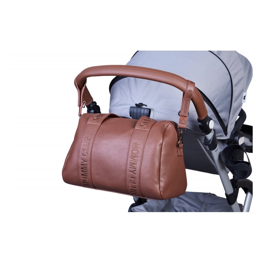 Childhome - Pusletaske MOMMY CLUB LEATHER brun