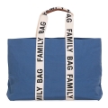 Childhome - Rejsetaske FAMILY BAG CANVAS blå