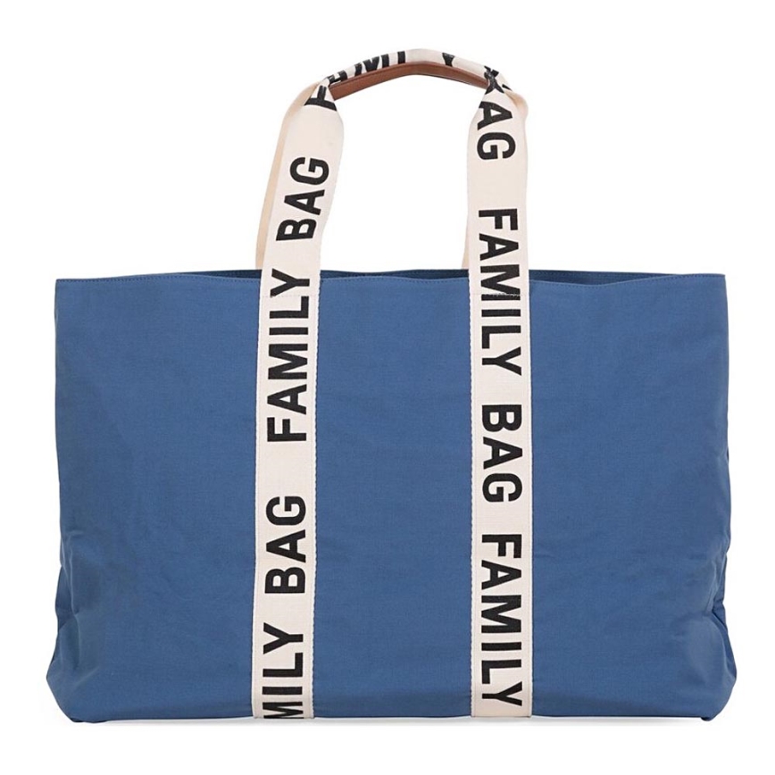 Childhome - Rejsetaske FAMILY BAG CANVAS blå