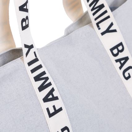 Childhome - Rejsetaske FAMILY BAG CANVAS hvid