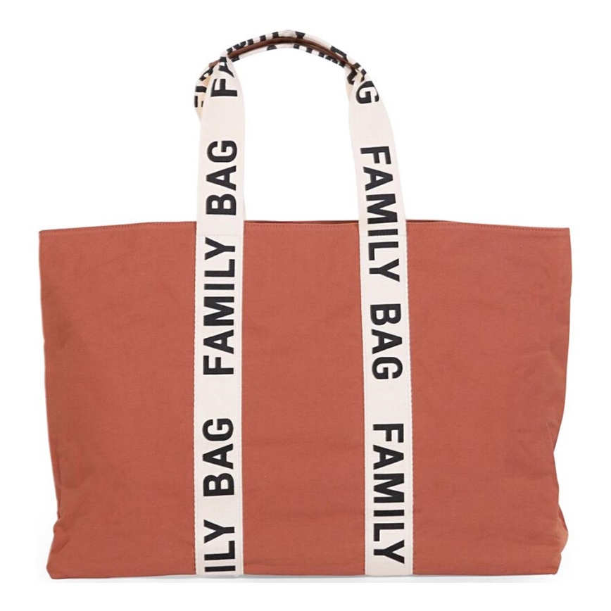 Childhome - Rejsetaske FAMILY BAG CANVAS orange