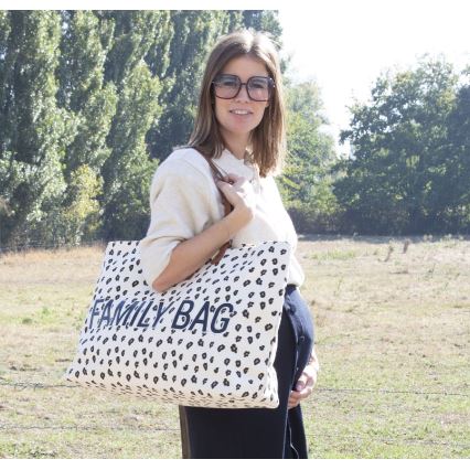 Childhome - Rejsetaske FAMILY BAG leopard