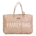 Childhome - Rejsetaske FAMILY BAG PUFFERED cremefarvet