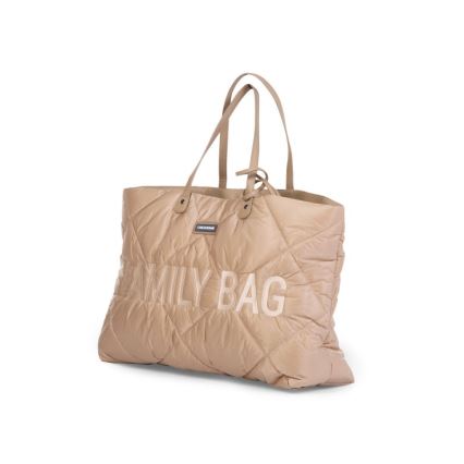 Childhome - Rejsetaske FAMILY BAG PUFFERED cremefarvet