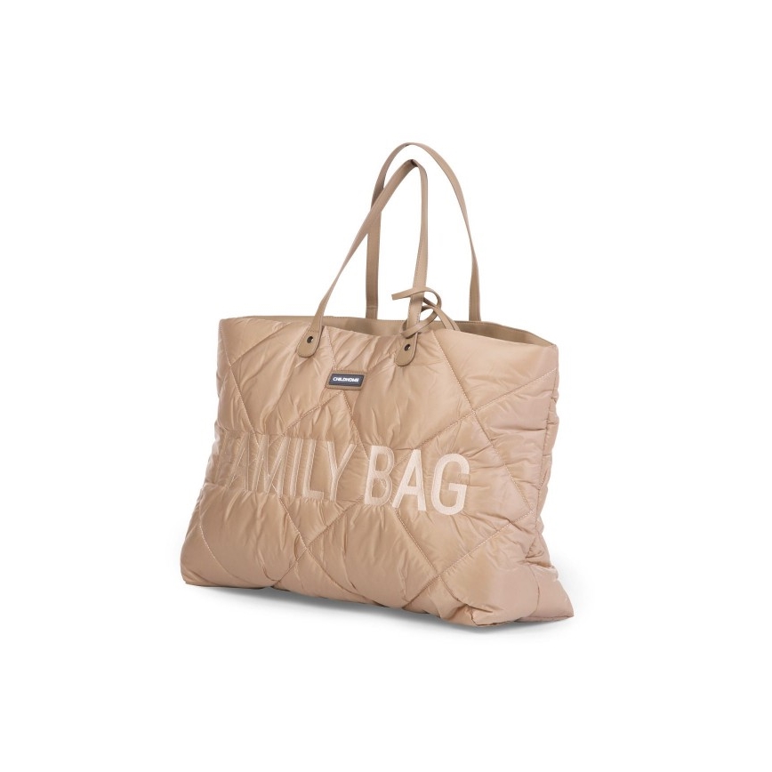 Childhome - Rejsetaske FAMILY BAG PUFFERED cremefarvet